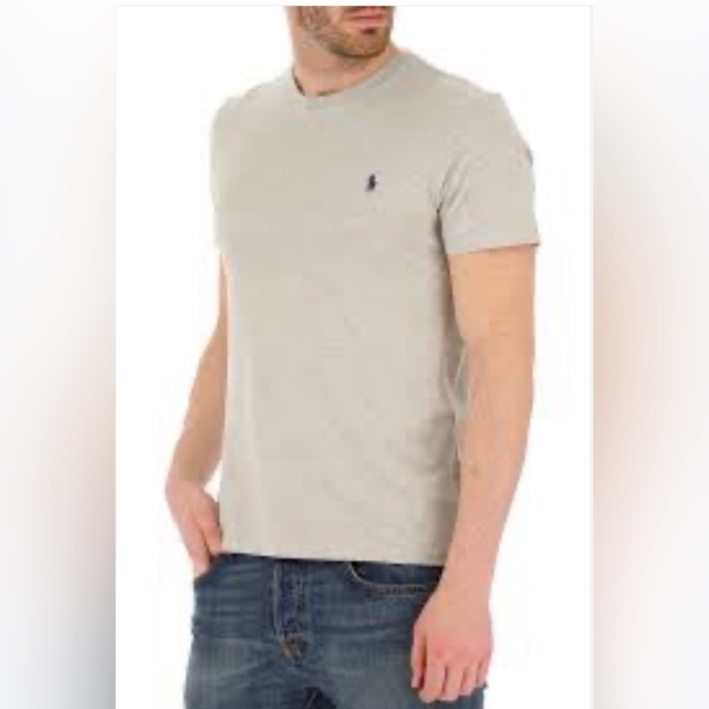 Polo Ralph Lauren tan short sleeve crew neck tshirt